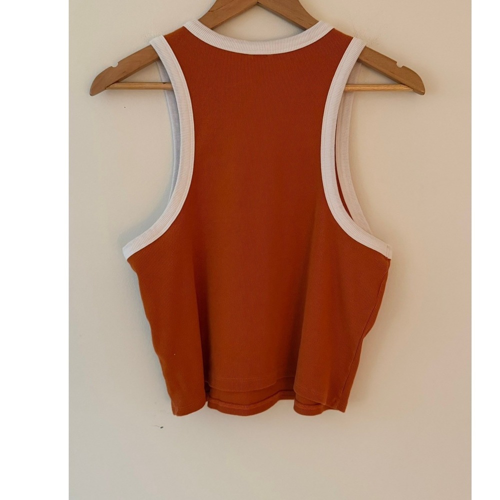 Anthropologie Maeve The Blair Baby Tee Sleeveless Cropped Racerback Size XL - Picture 2 of 10